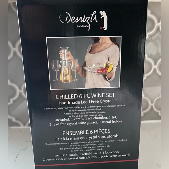 NWT - Denizli Chilled 6 Piece Wine Glass Set - Picture 3 of 8